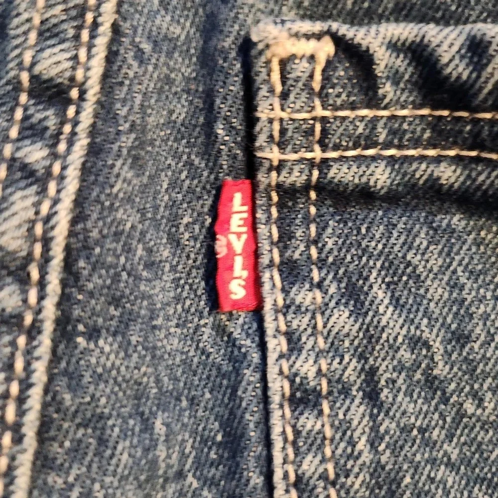 Levis Premium Straight Jeans‎ Blue High Rise Button Fly 26x28 26995-0000